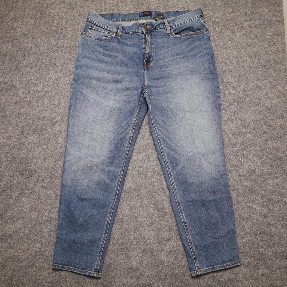 Regal Exchange Jeans Mens 40x30 Blue Medium Wash Regular Straight Denim Pants